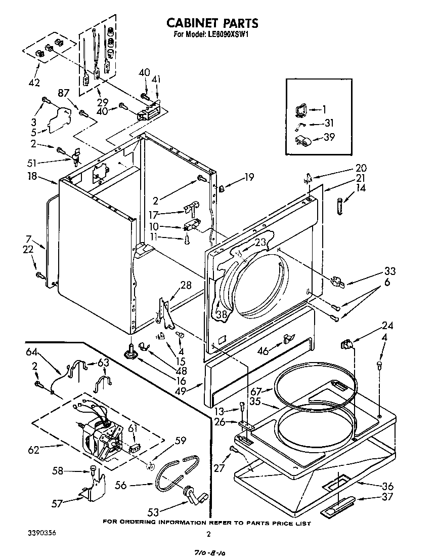 Whirlpool LE6090XSW1 null diagram