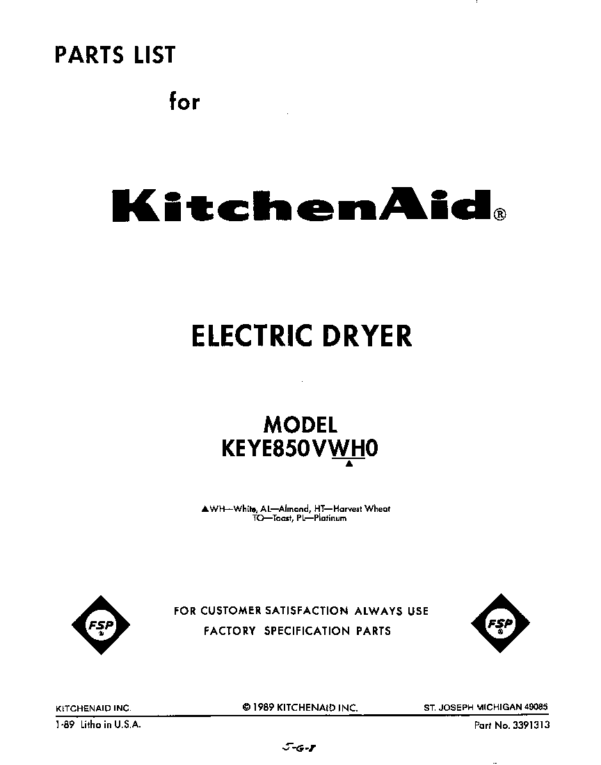 KitchenAid KEYE850VWH0 null diagram