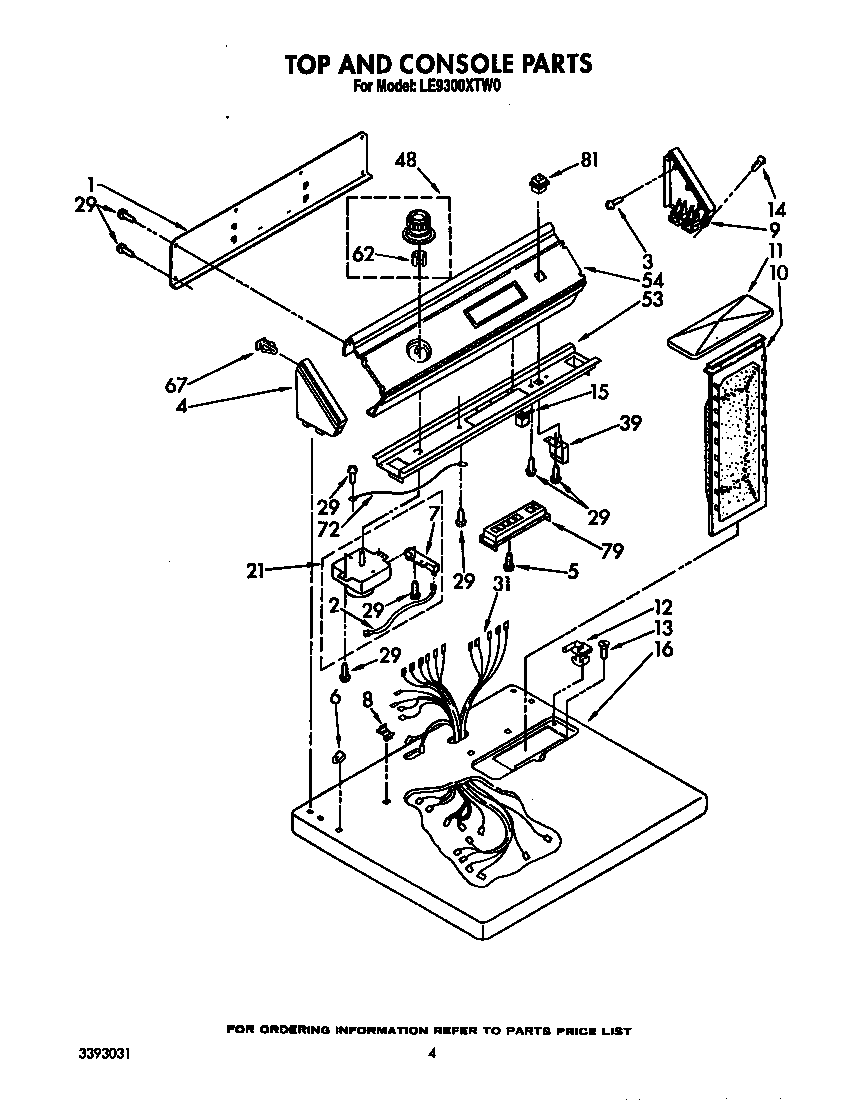 Whirlpool LE9300XTW0 null diagram