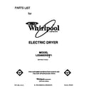 Whirlpool LE5600XSW1 null diagram