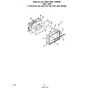 Roper F4858*1 oven door diagram