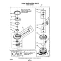 Whirlpool DU8700XT4 pump and motor diagram
