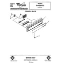 Whirlpool DU9200XT2 console diagram