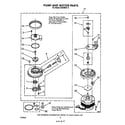 Whirlpool DU9200XT2 pump and motor diagram