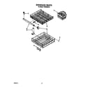 Whirlpool TUD2000W0 dishrack diagram