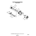 Whirlpool DU4095XX0 pump and motor diagram