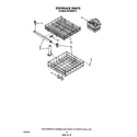 Whirlpool DU4095XX0 dishrack diagram