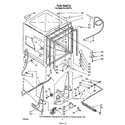 Whirlpool DU1099XT2 tub diagram
