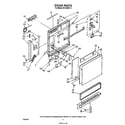 Whirlpool DU1099XT2 door diagram
