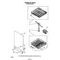 Whirlpool DU1099XT2 dishrack diagram