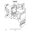 Whirlpool DU7216XS2 door diagram