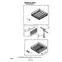 Whirlpool DP8700XTN1 dishrack diagram
