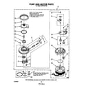 Whirlpool DP8700XTN1 pump and motor diagram