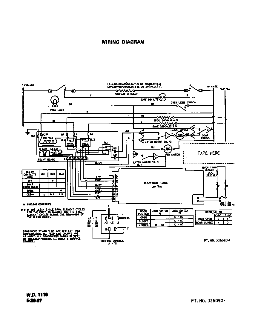 Roper D9751*1 wiring diagram diagram