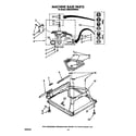 KitchenAid KAWE540WWH0 machine base diagram
