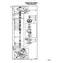 KitchenAid KAWE540WWH0 gearcase diagram