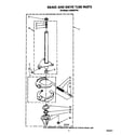 Whirlpool LA5580XTW1 brake and tube diagram