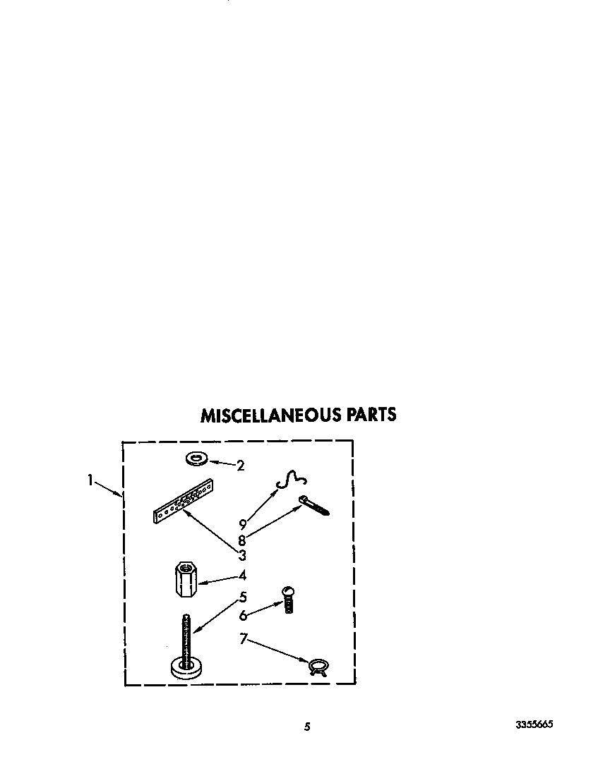 Whirlpool LA6800XTW1 miscellaneous diagram