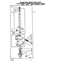 Whirlpool LA9800XTW1 brake and drive tube diagram