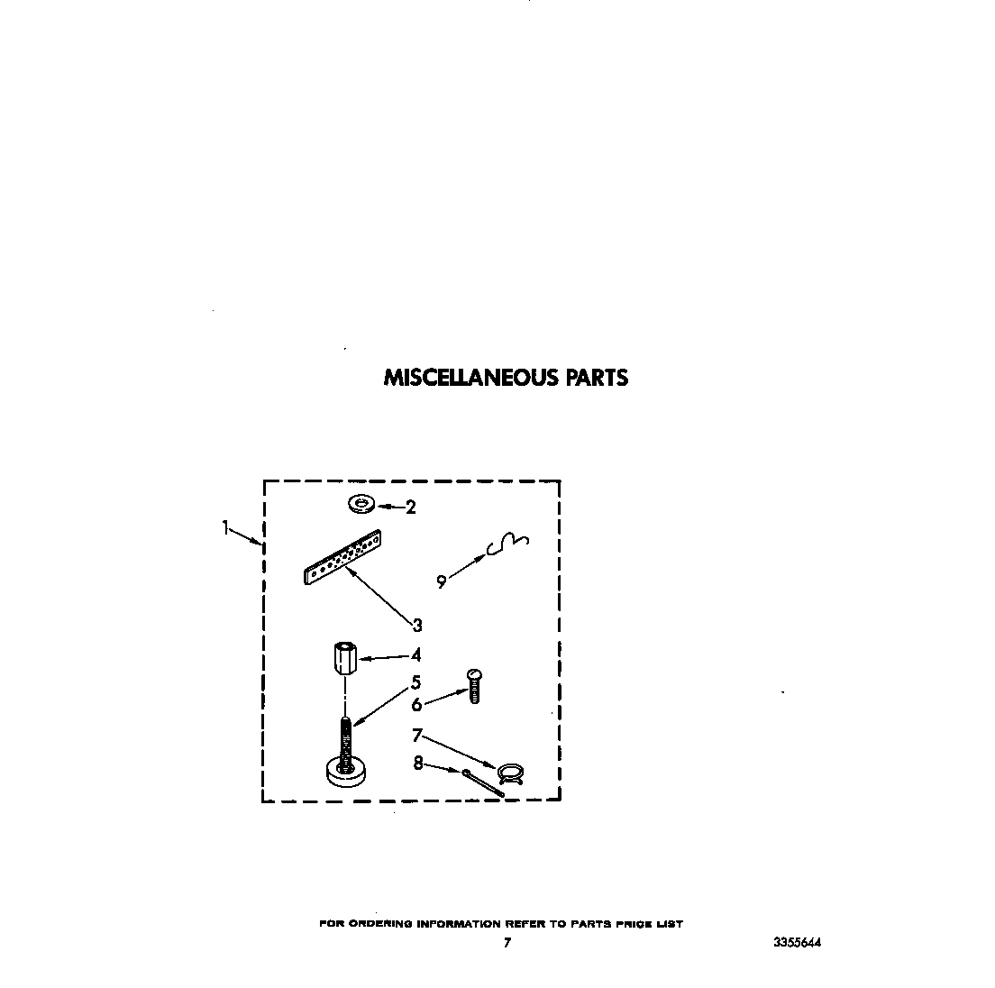 Whirlpool LA5400XTW1 miscellaneous diagram