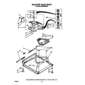 KitchenAid KAWE460WWH1 machine base diagram
