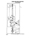 KitchenAid KAWE460WWH1 brake and drive tube diagram