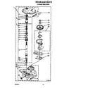 Estate TAWL610WW1 gearcase diagram