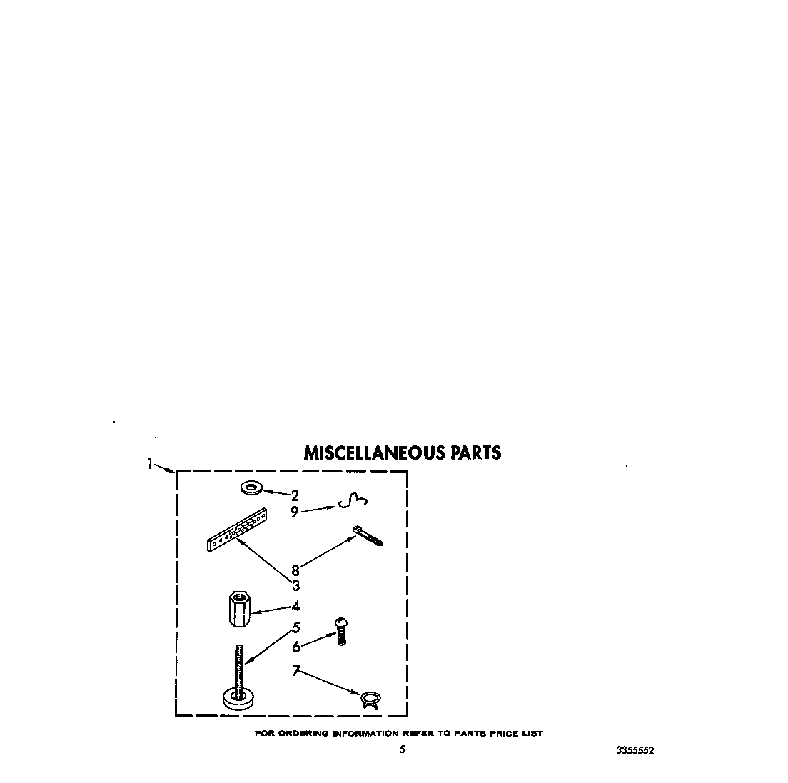 Whirlpool LA5530XTW1 miscellaneous diagram