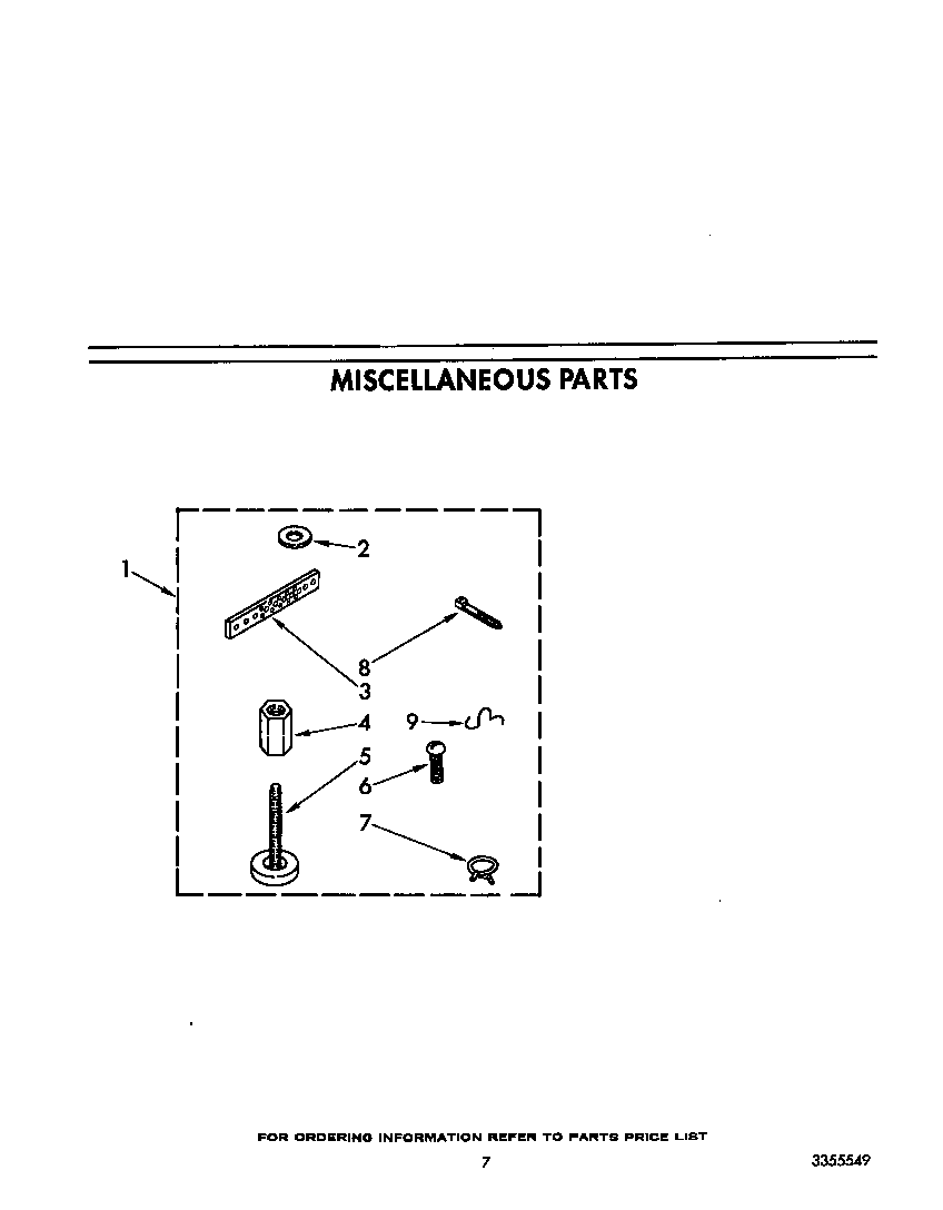 Whirlpool LA5700XTW1 miscellaneous diagram