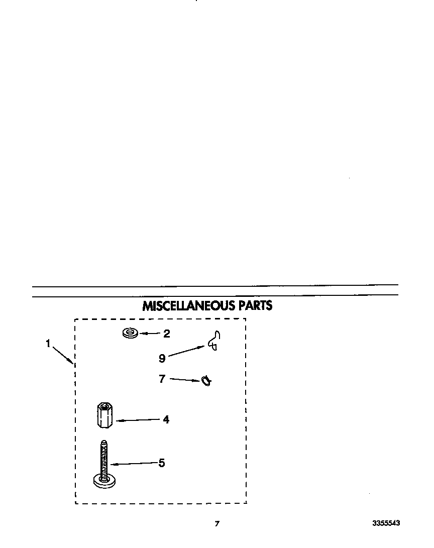 Whirlpool LA6150XTW1 miscellaneous diagram