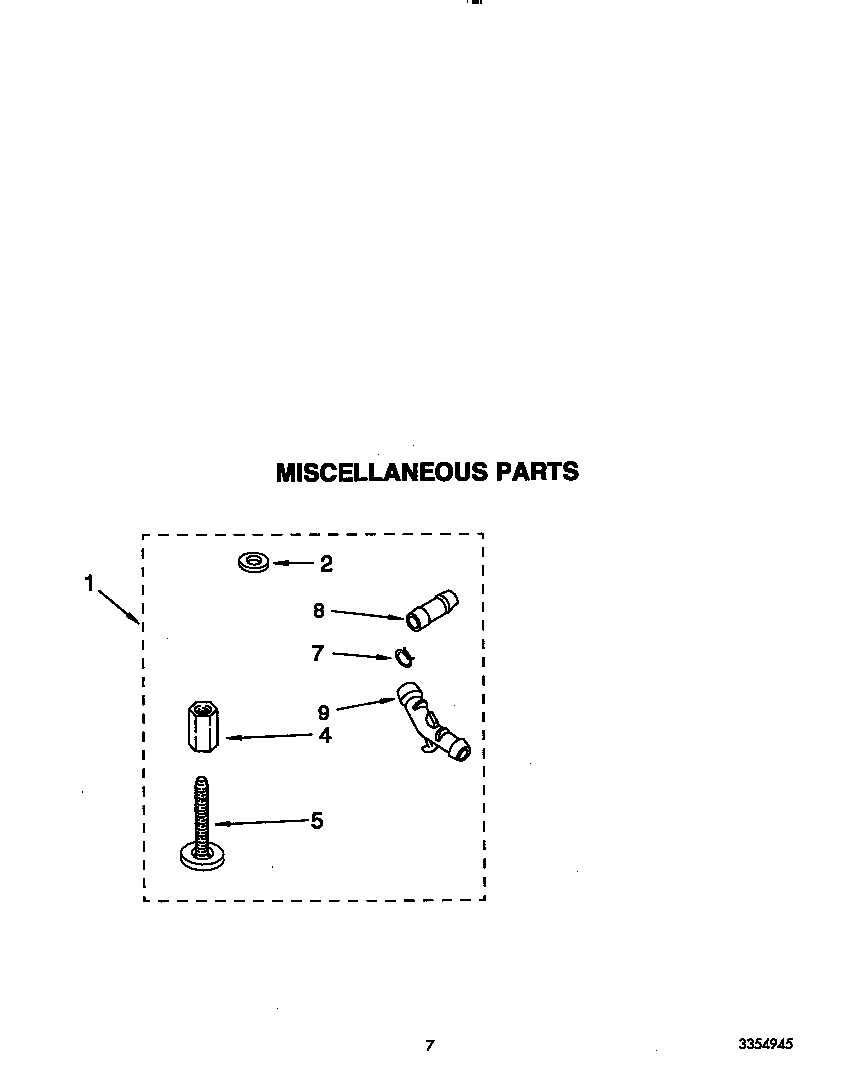 Whirlpool LA5588XYW0 miscellaneous diagram
