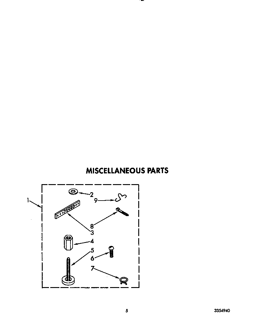 Estate TAWL400WW1 miscellaneous diagram