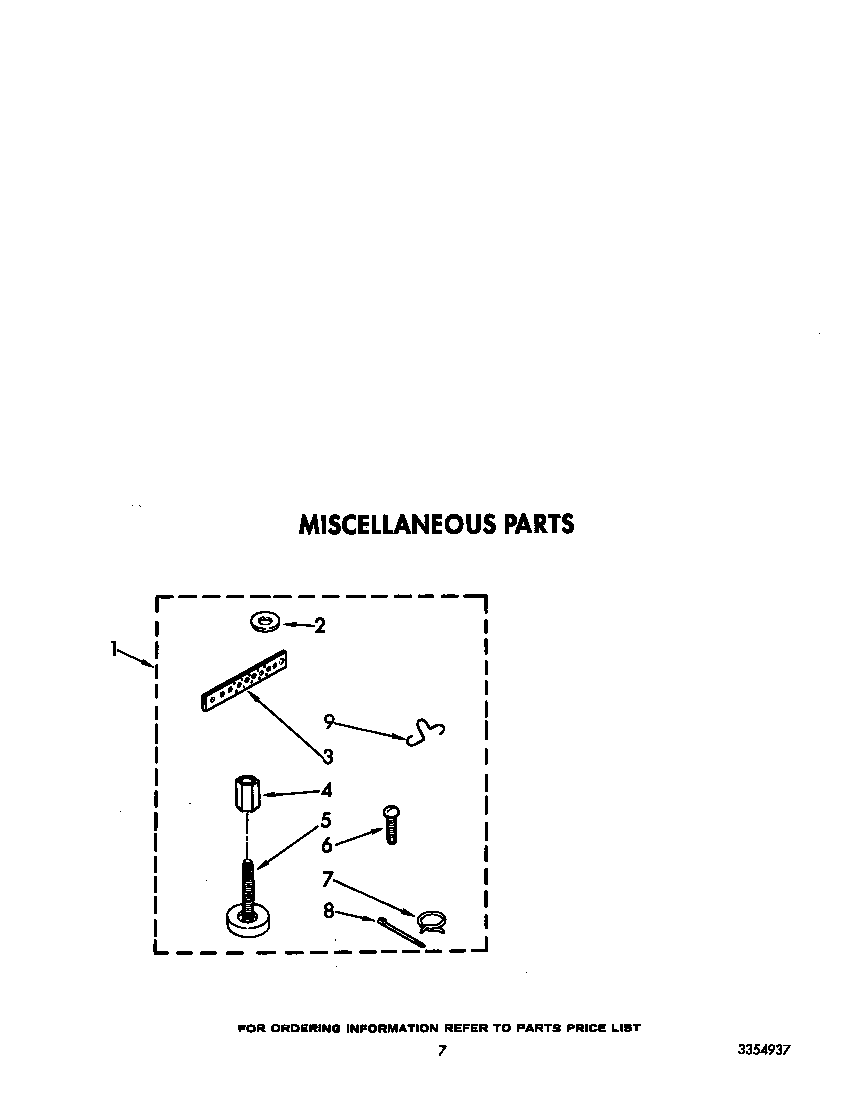 Roper AL2121WW0 miscellaneous diagram