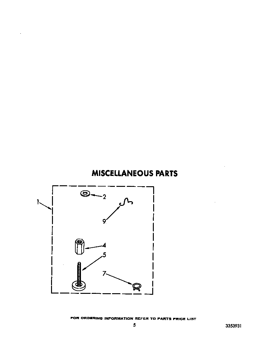 Whirlpool 6LA6300XTW2 miscellaneous diagram