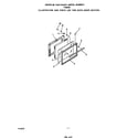 Roper F4357*0 oven door diagram