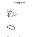 Roper F4007W0 oven door diagram