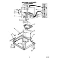 Whirlpool LA9480XWW1 machine base diagram