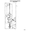 Whirlpool LA9480XWW1 brake and drive tube diagram