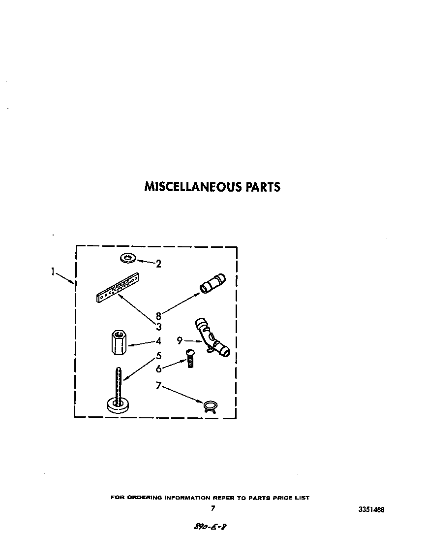 Whirlpool LA5705XTW1 miscellaneous diagram