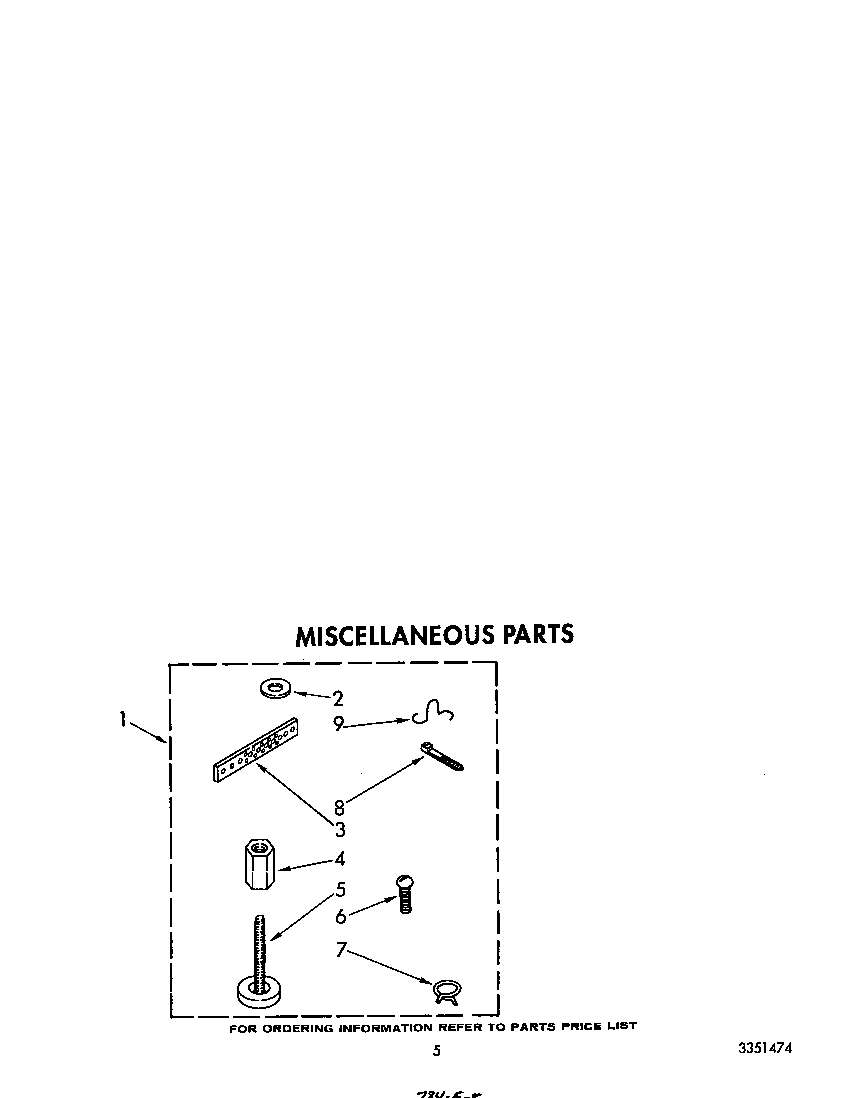 Whirlpool LA6090XTW0 miscellaneous diagram