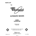 Whirlpool LA5320XTW0 front cover diagram