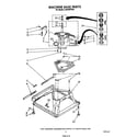 Whirlpool LA5320XTW0 machine base diagram
