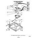 Whirlpool LA6300XSW1 machine base diagram