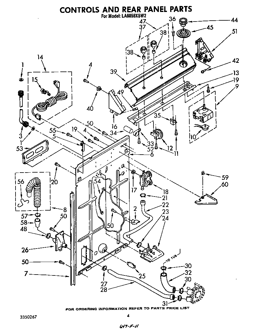Whirlpool LA6058XSW2 null diagram
