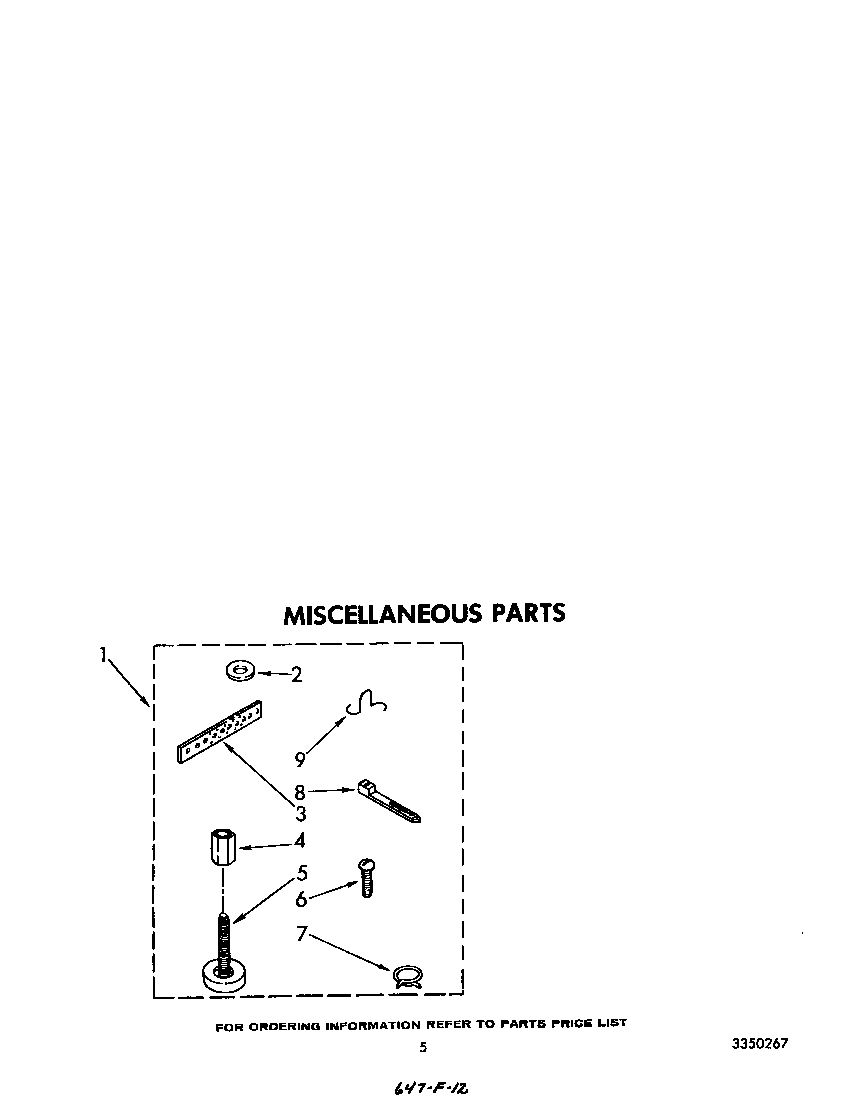 Whirlpool LA6058XSW2 miscellaneous diagram