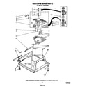 Whirlpool LA5600XSW2 machine base diagram