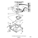 Whirlpool LA6010XTW0 machine base diagram