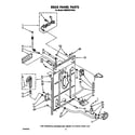 KitchenAid KAWE900TWH0 rear panel diagram