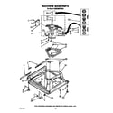 KitchenAid KAWE900TWH0 machine base diagram