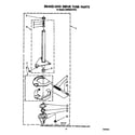 KitchenAid KAWE900TWH0 brake and drive tube diagram